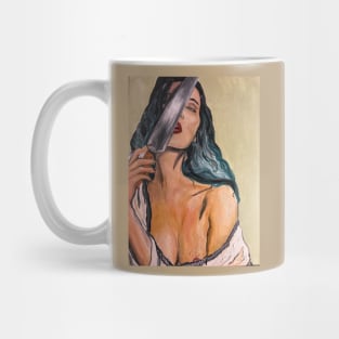 Bella Hadid by Isabella Mills Mug